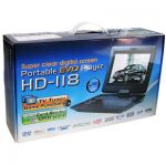 10-дюймовый портативный DVD-плеер: цветное ТВ, USB, Карт памяти, ИГРЫ!